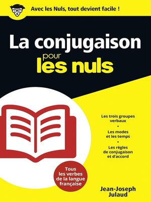 cover image of La Conjugaison pour les Nuls poche